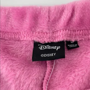 Disney Pink Fleece Shorts with Heart Cat Design thumbnail 6