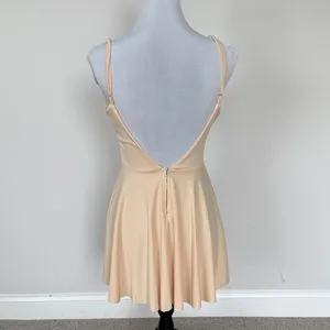 SHEIN Beige Spaghetti‎ Strap Mini Dress Sz SM thumbnail 5