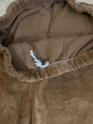 Nike tan fleece drawstring capris thumbnail 4