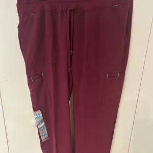 Scrubstar Women's Burgundy Scrub Pants plenty of pockets NWT SIZE small thumbnail 4