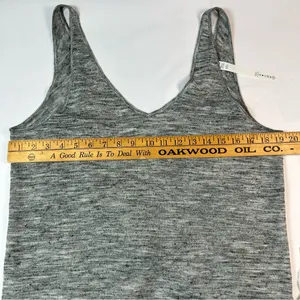 NWT Lululemon Mix and Mingle Tank Heathered Vapor / Melanite Women's Size 12 thumbnail 7