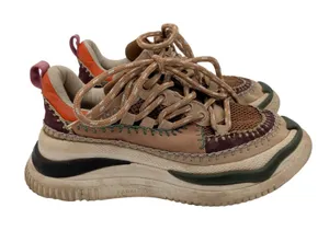 Farm Rio ZigZag Mixed‎ Media Whipstitch Platform Sneakers Womens 6 EUR 36 thumbnail 1