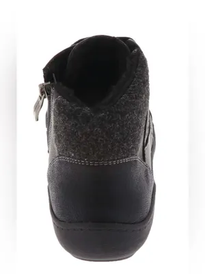 Wanderlust Black Lace-Up Women’s Ankle Boots Size 8.5 Extra Wide thumbnail 5