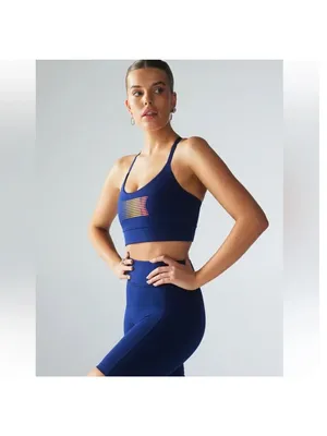 NWT Savage x Fenty Band It Low-Impact Sports Bra & High Waist Bike Shorts Set S thumbnail 2