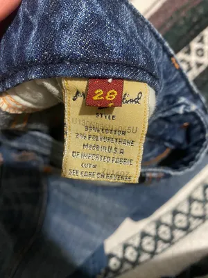 Blue and navy flared jeans Size 28 thumbnail 3