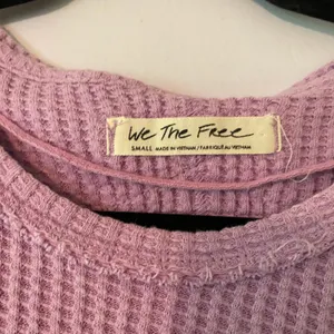 We The Free Waffle Knit Purple Long Sleeve Shirt Loungewear Long Sleeve Small thumbnail 2