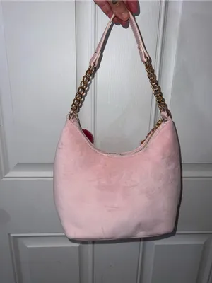 Juicy Couture Spill the Juicy Tea hobo Pink Clay bag purse thumbnail 3