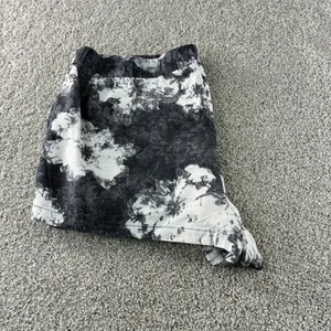 Free People Shorts Women's Large L Black White Tie Front Linen‎ Blend Casual thumbnail 6