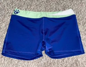 Rebel Athletic Cheer Athletics Shorts Size AXL Green Blue thumbnail 1