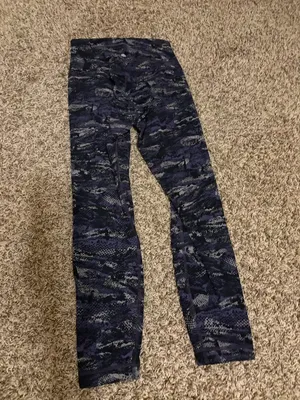 Lululemon Align Pant II 25" Rip Wave Purple Thunder Black Size 4 Style W5AX1S thumbnail 2