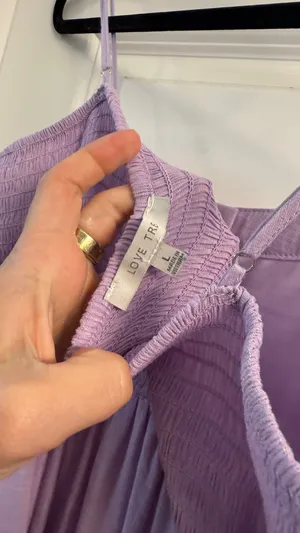 Light purple midi dress Size L thumbnail 3