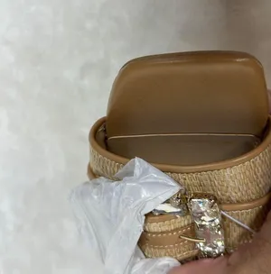 A New Day Women's Tan Slide Sandals thumbnail 9