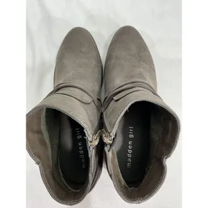 Womans Madden Girl Become Brown Full Leather Strappy Bootie Size 9 M thumbnail 6