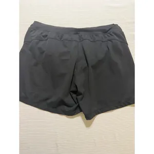 Nike Fit Dry Black Athletic Running Shorts Womens Large L Mesh Lined Swoosh thumbnail 5