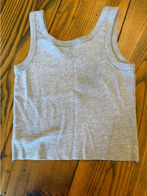 Ron Jon Surf Shop Gray Cropped Tank thumbnail 2