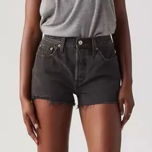 Levis 501 Cutoff Shorts 32 100% Cotton NWT Grunge Streetwear Baddie Summer Black thumbnail 2