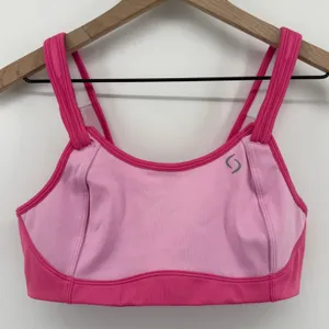 Moving Comfort Fiona Wireless Sports Bra Pink 34C Hook Loop 350003 thumbnail 1
