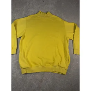 aerie oversized mock neck sweatshirt M bright yellow Pockets thumbnail 3