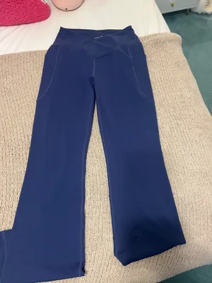 Baleaf Aerie high-waisted blue leggings #leggings #activewear #highwaisted thumbnail 1