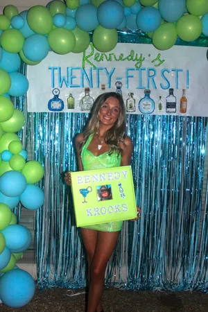 Green Sequin Lucy in the Sky Dress thumbnail 4