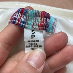 Urban Outfitters Dress strapless drop waist mini womens White (small) party cute thumbnail 2