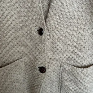 Vintage Susan Bristol Women's Chunky Knit Fisherman Wool Cardigan, Size M, EUC thumbnail 7