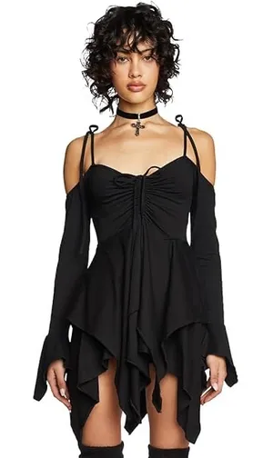 Dolls Kill Current Mood F Is For Fairies Dress thumbnail 1