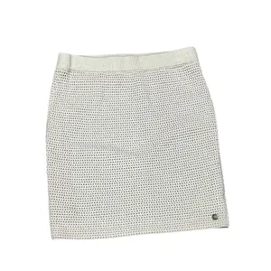 Roxy Women's Beige Crochet-Style Mini Skirt Size S Summer Casual thumbnail 5