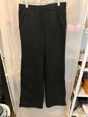 Favorite Daughter Black Wide Leg Sweatpants XS thumbnail 3