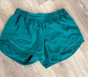 lululemon athletica Hotty Hot Short teal green thumbnail 1