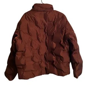 Vintage Reclaimed Brown Puffer Jacket(Size 10) thumbnail 4