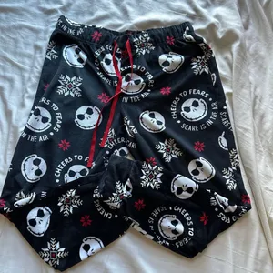 Disney NIGHTMARE BEFORE CHRISTMAS Fleece Lounge Pajama Sleep Pants Small Jack thumbnail 2