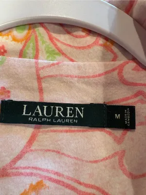 Lauren by Ralph Lauren Pink Paisley Pajama Set women’s size M thumbnail 6