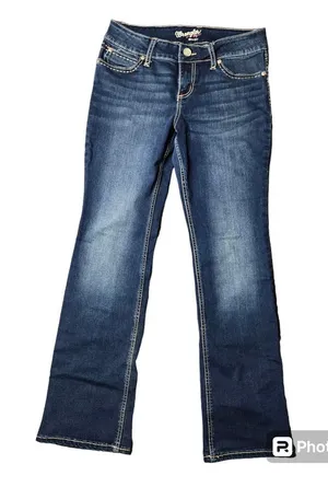 Wrangler Bootcut Distressed‎ Jeans thumbnail 1