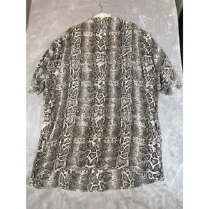 Tommy Bahama Top XL Cover‎ Up Beach Pool Animal Print Lace Up Long Chic Sheer thumbnail 13