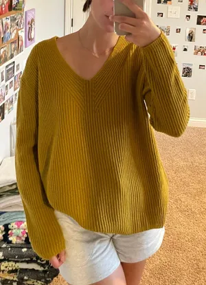 Madewell Mustard Sweater thumbnail 1