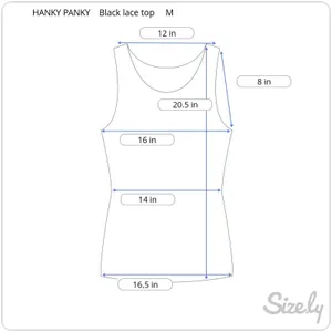 Hanky Panky 90s Y2K Vintage Tank Top Black Lace Nude Mesh Boho Fairy Grunge Whimsigoth Sz M thumbnail 10