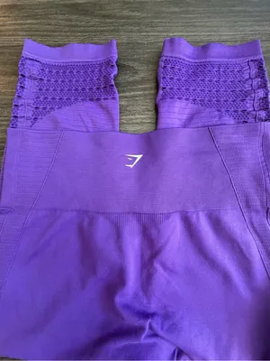 Gymshark Vivid Purple Women’s Seamless Leggings thumbnail 2