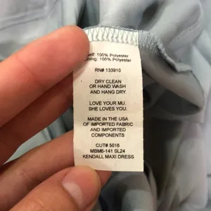 NWT Show Me Your Mumu Kendall steel blue maxi dress SMALL FLAWED thumbnail 5