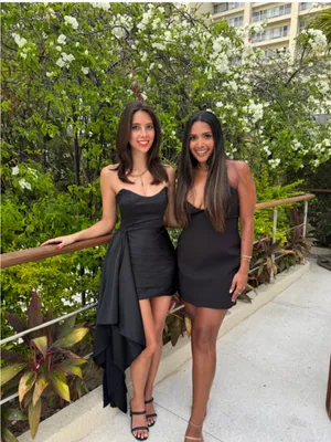 Katie May Chasing Dawn Strapless Black Mini Dress thumbnail 7