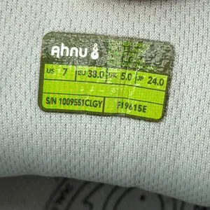 Ahnu Women 7 Grey Leather Suede Lace Up Hiking Ankle Boots 1009551CLGY thumbnail 6