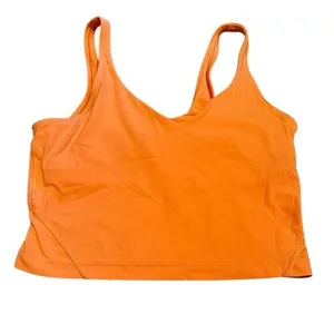 Lululemon Womens 8 Align Tank Orange Soda Fitted Crop Basic‎ Trendy Athletic thumbnail 2