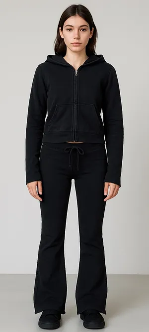 Y2K Vintage Juicy Couture Black Sweatsuit Set thumbnail 1
