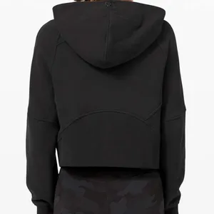 Lululemon Scuba Oversized 1/2 Zip Hoodie Black thumbnail 9