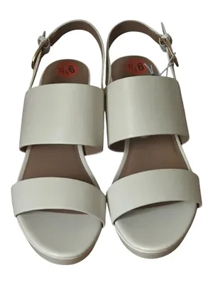Aerosoles Camilla Beige Cream Platform Open Toe Sandals Heels Shoes NWT thumbnail 3