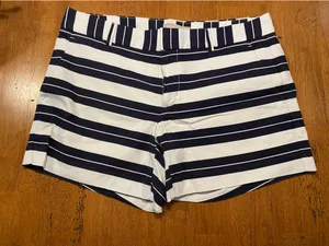 Banana Republic Striped Shorts Size 6 thumbnail 1