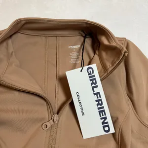 NEW Girlfriend Collective Parker Seam Jacket Size M Full Zip Stretch Gym Fitted thumbnail 6