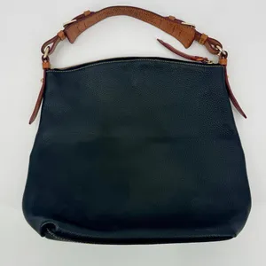 Dooney & Bourke Dillen Pocket Sac Shoulder Bag Black British Tan thumbnail 3