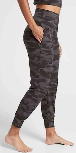Athleta Salutation Camo Joggers Size Small thumbnail 1