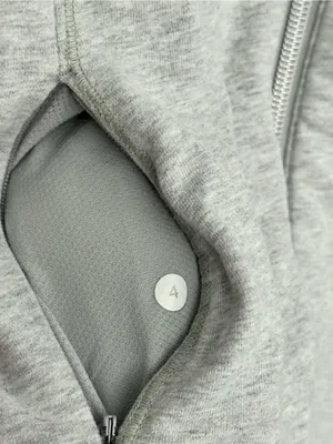 Lululemon Harmony Hoodie in Heathered Light Grey Size 4 thumbnail 6